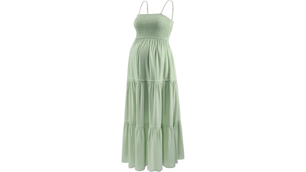 pregnancy summer maxi dress