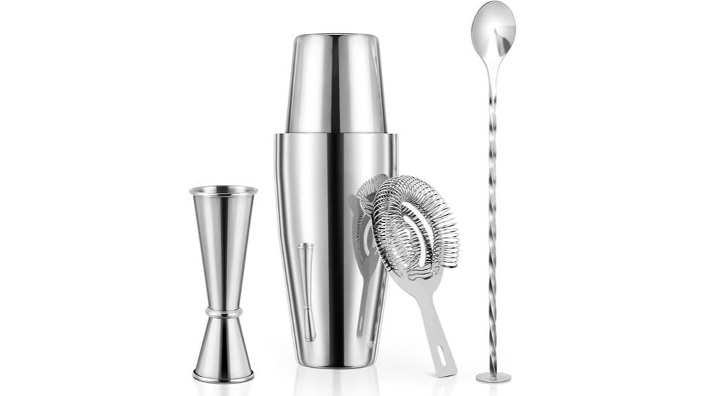 premium 4 piece bartender kit