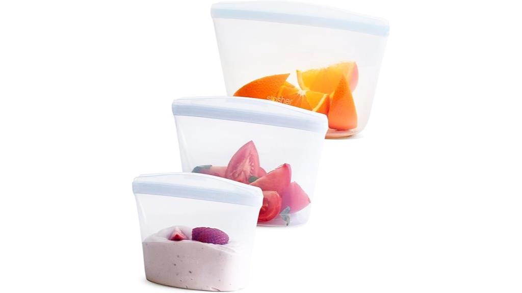 premium silicone reusable bags