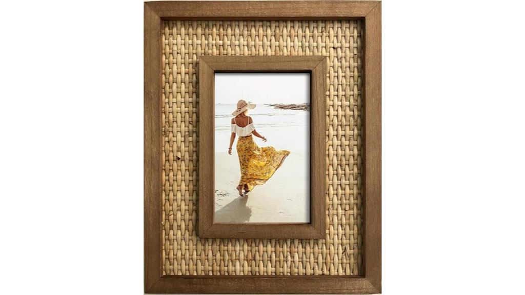 rattan wood 4x6 frame