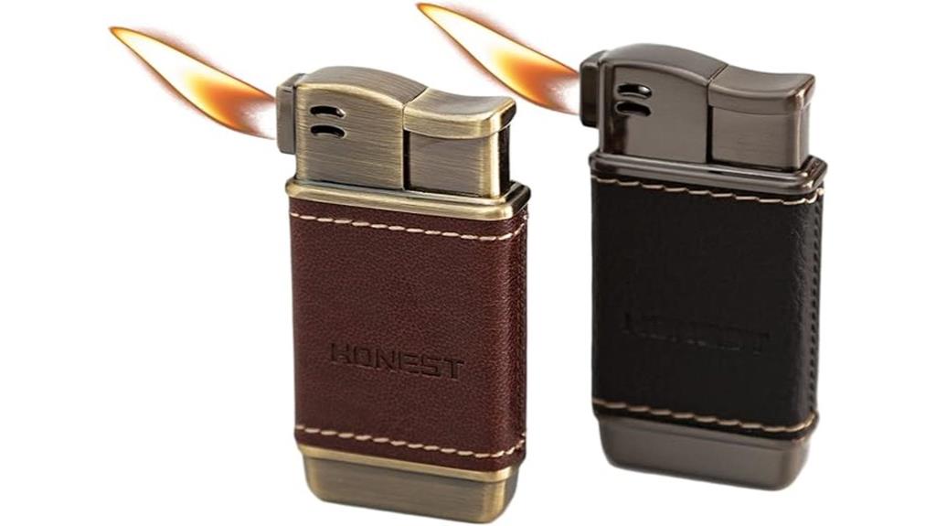 refillable leather indoor lighter