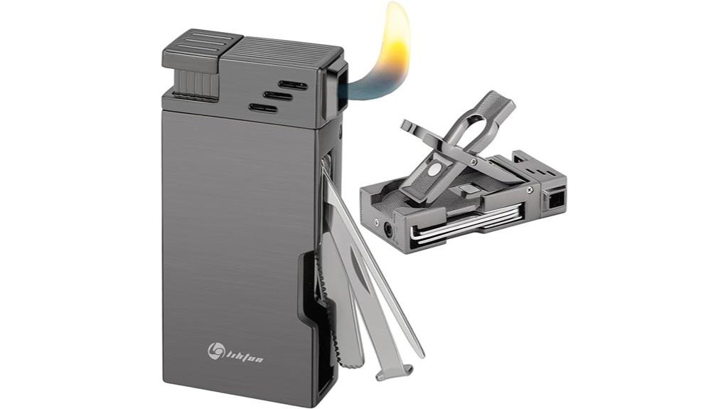 refillable pipe lighter stand
