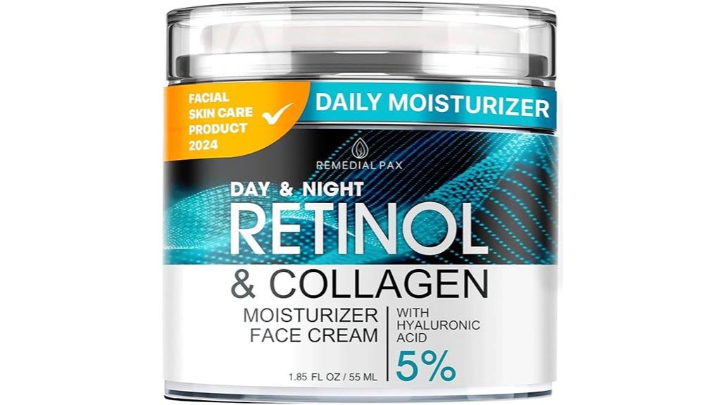retinol hyaluronic face moisturizer
