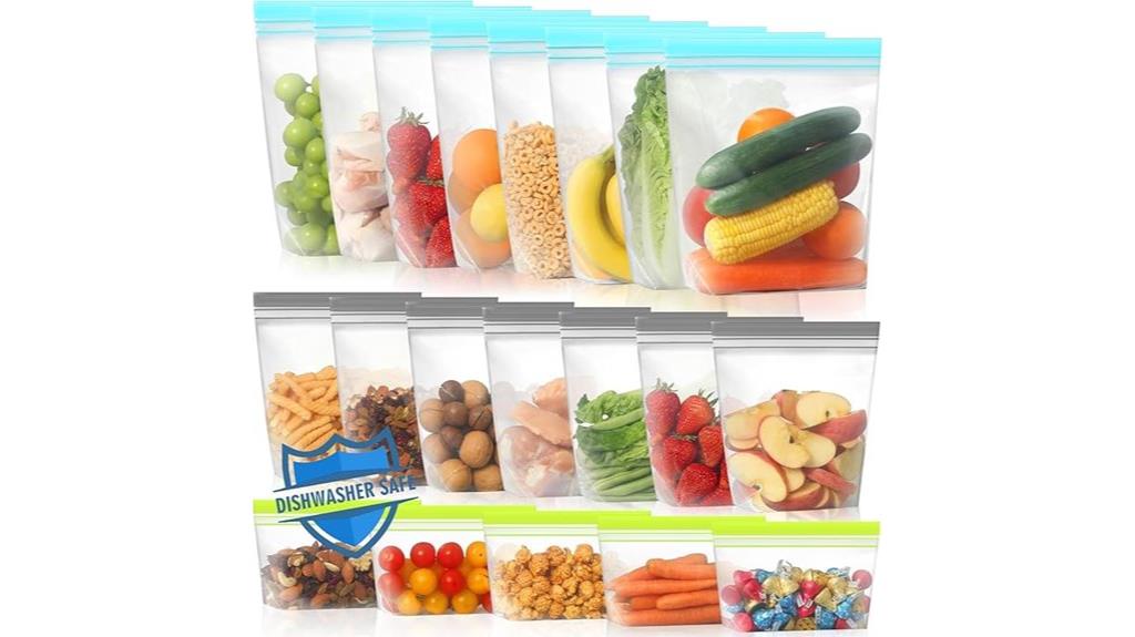 reusable dishwasher safe freezer bags