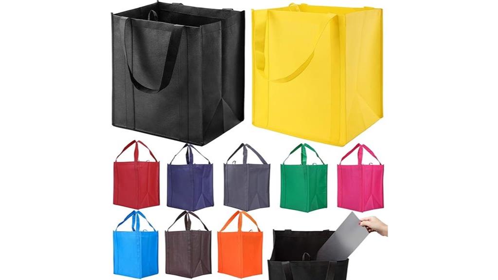 reusable reinforced grocery bags