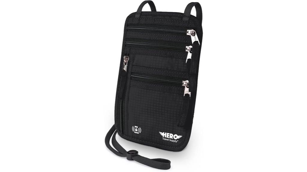 rfid passport wallet pouch