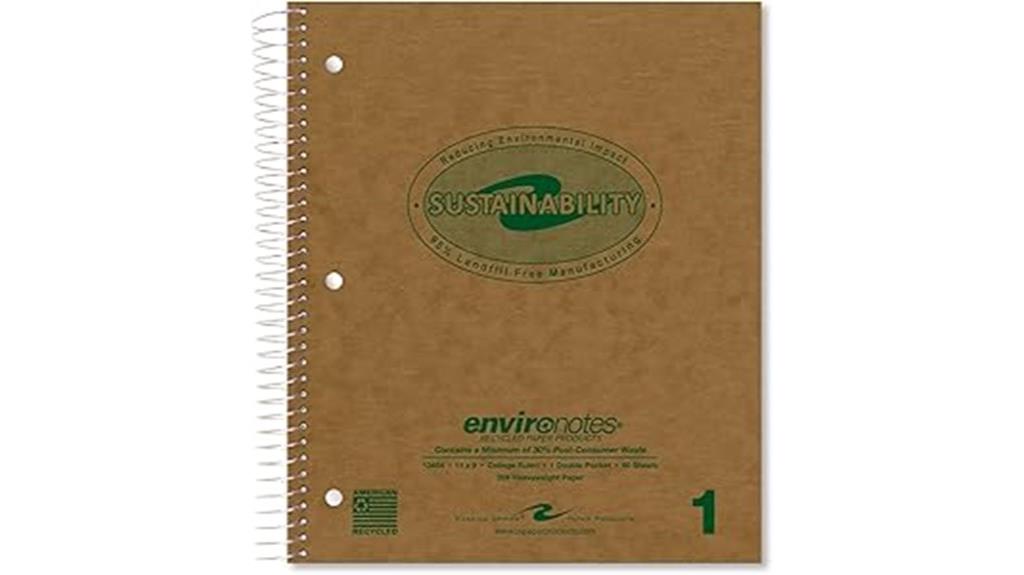 roaring spring recycled notebook