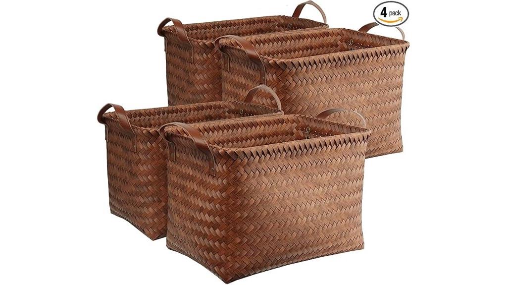 set of four hampers