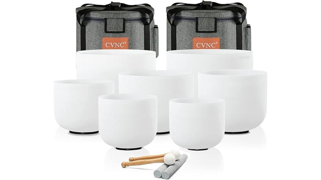 seven chakra singing bowls