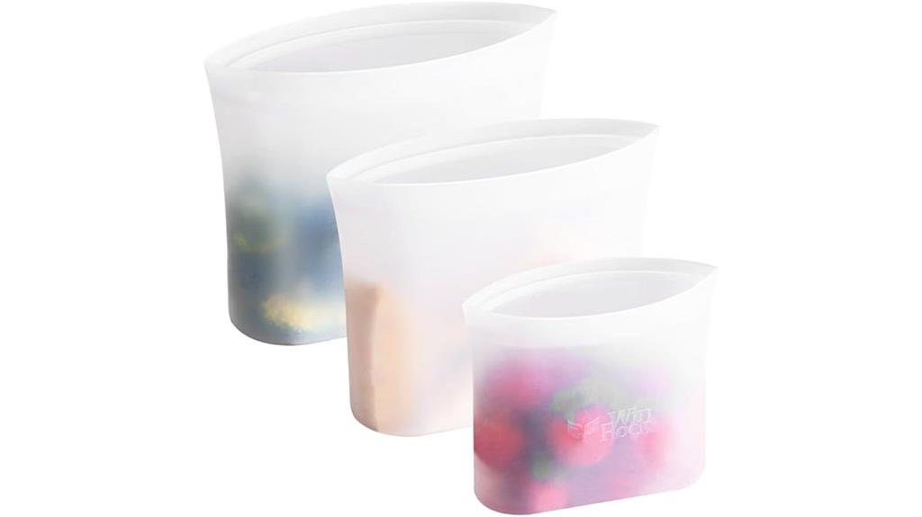 silicone food storage pack
