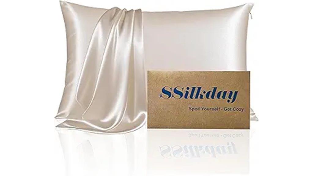 silk pillowcase with zipper