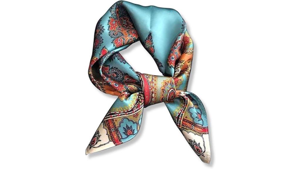silk square neckerchief