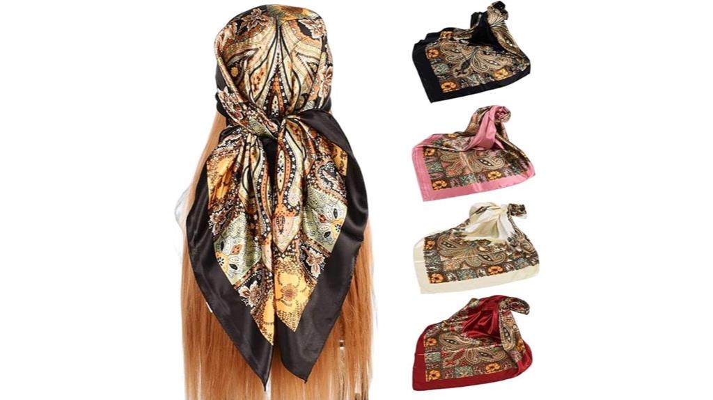 silk women s head scarves