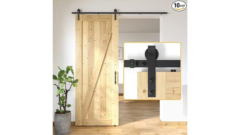 six foot barn door hardware