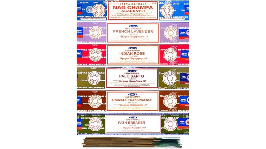 six pack organic incense
