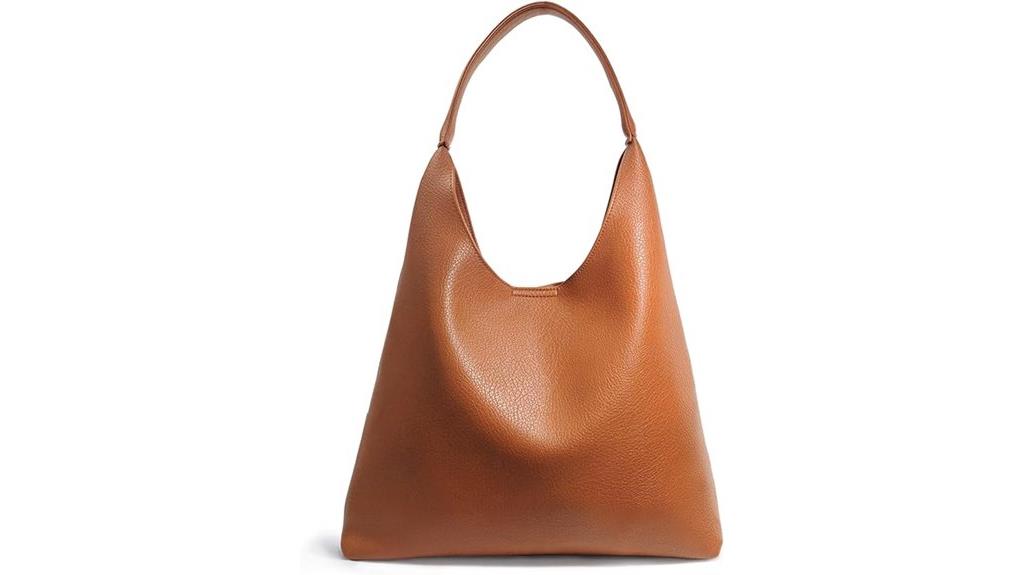 soft vegan leather tote
