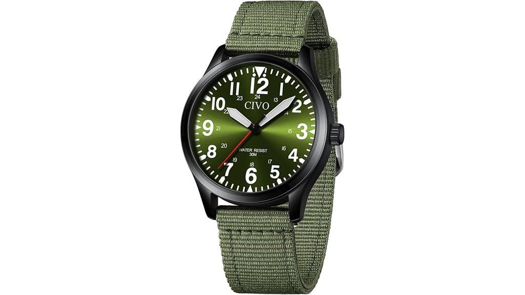 stainless waterproof men s watch