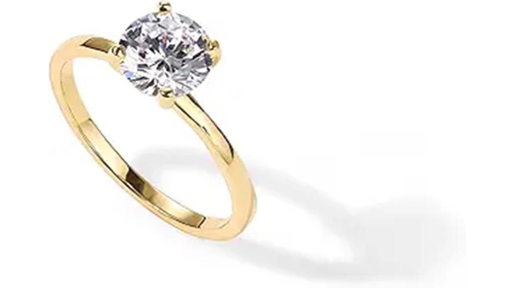 sterling silver moissanite engagement