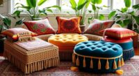 stylish boho ottoman collection