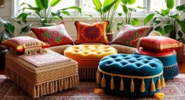 stylish boho ottoman collection