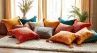 stylish comfortable boho cushions