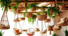stylish comfortable hanging chairs
