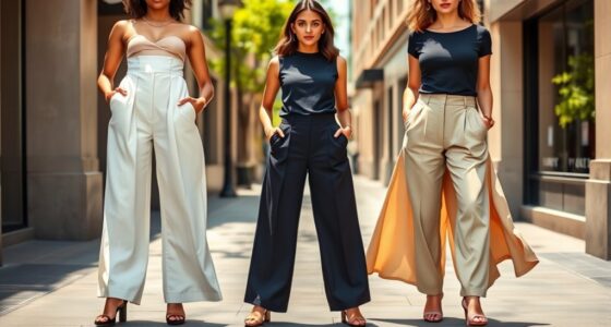 stylish comfortable wide leg pants