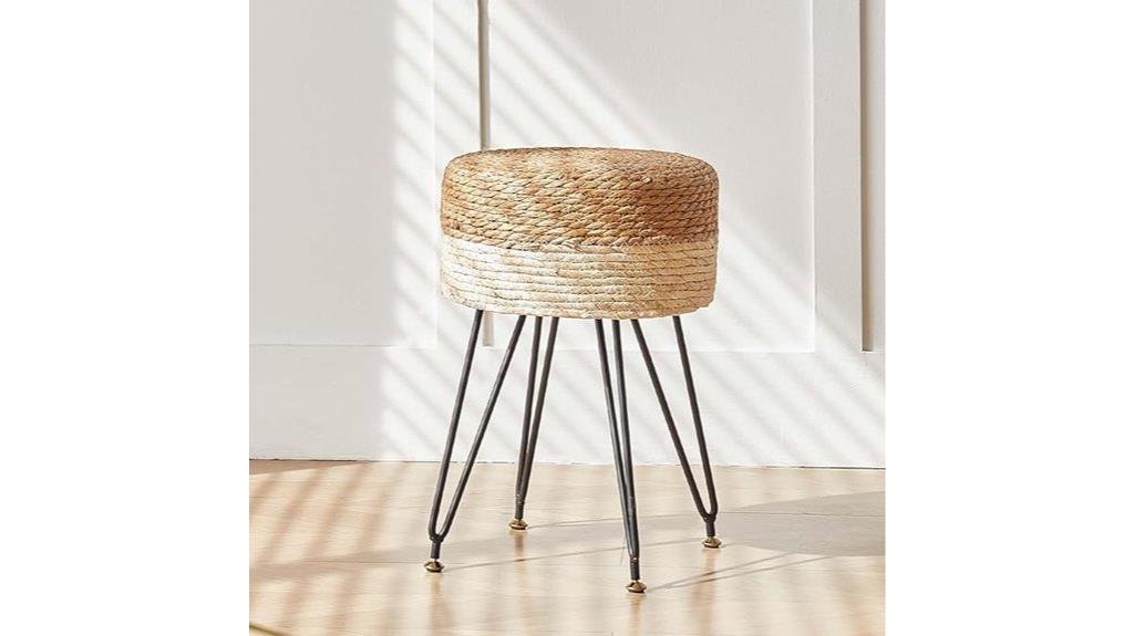 stylish metal leg vanity