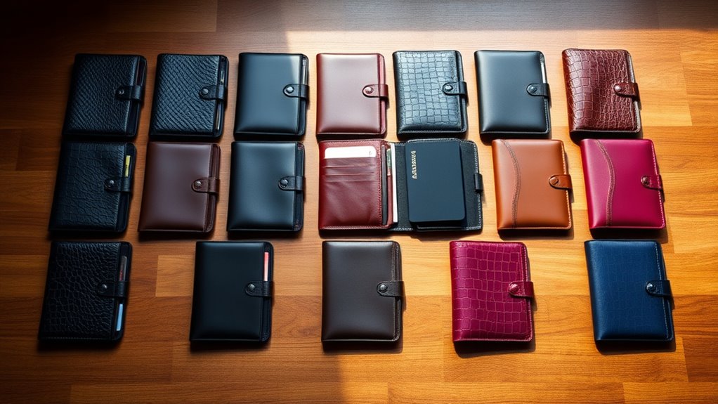 stylish secure passport wallets