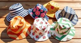stylish sun blocking cotton hats