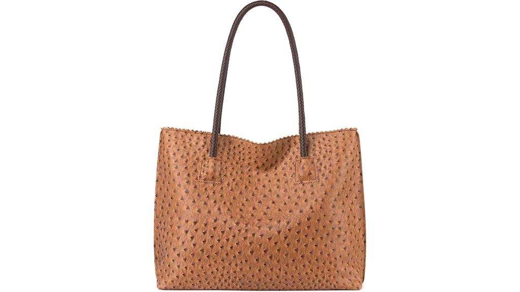 stylish zipper tote bag