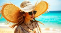summer boho floppy hats