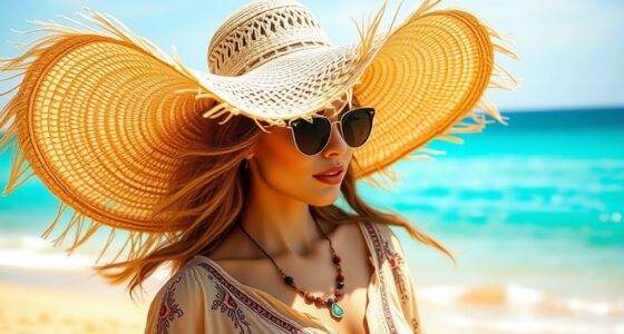 summer boho floppy hats
