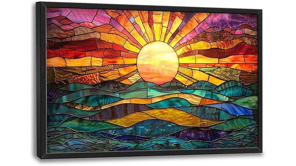 sun boho wall art