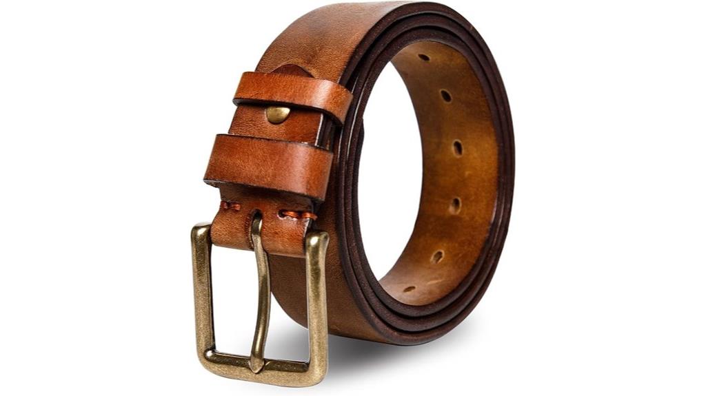 thick full grain leather