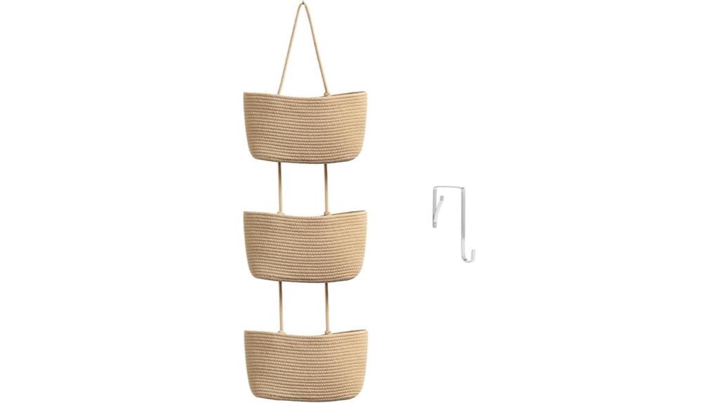 three tier hanging basket