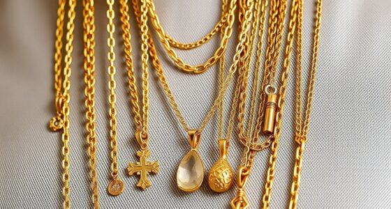 top 15 gold layered necklaces