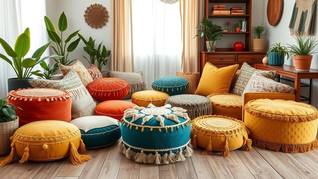 top boho pouf picks