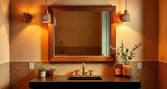 top boho vanity light ideas