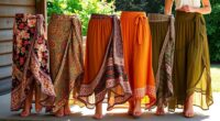 top boho wrap skirts
