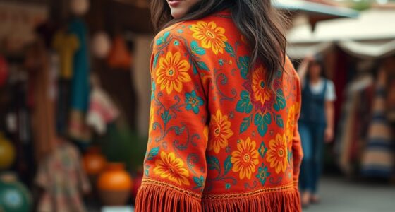 top embroidered boho jackets