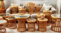 top rattan side tables