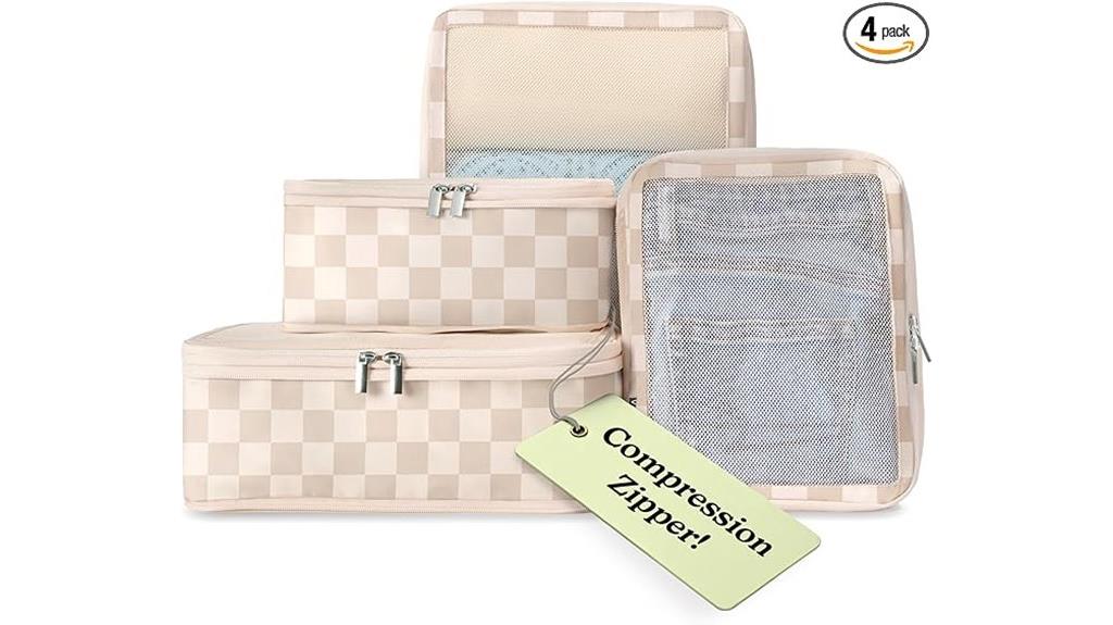 travel luggage packing cubes