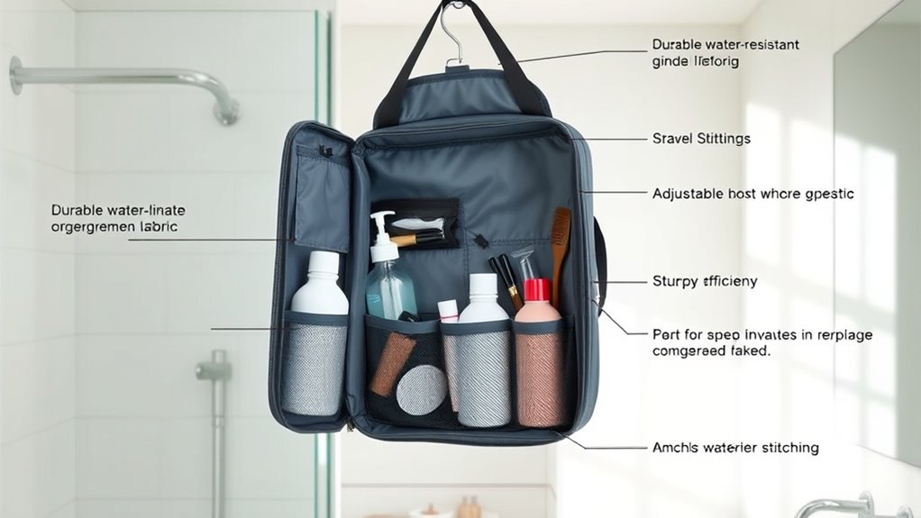 travel ready toiletry organizer