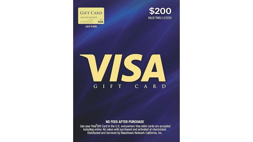 two hundred dollar visa