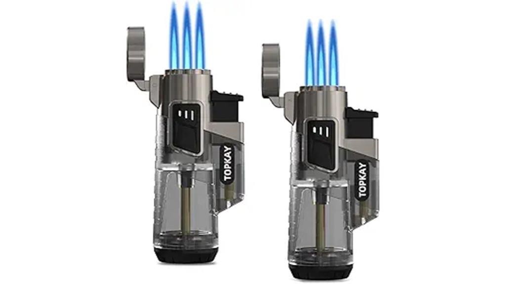 two pack cigar torch lighters