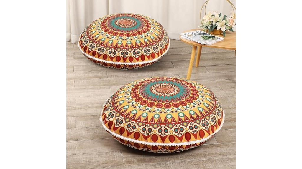 two pack meditation cushions