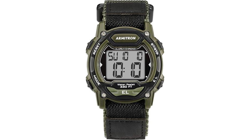 unisex digital nylon watch