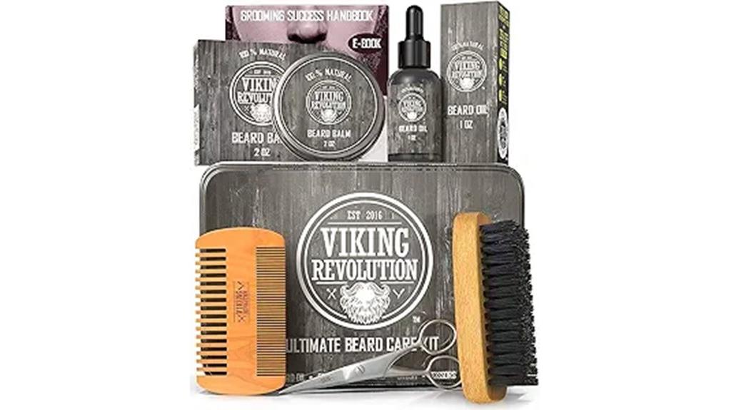 viking inspired beard grooming kit