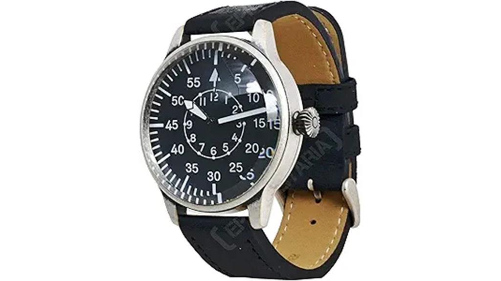 vintage black dial watch